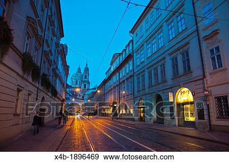 Karmelitska street Mala strana the little town historical quarter Prague Czech Republic Europe View Large Photo Image Stock Photo - Karmelitska street Mala strana the little town historical quarter Prague Czech Republic Europe. Fotosearch