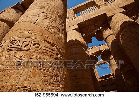 Picture - Karnak Temple. Luxor. Nile Valley. Egipt.. Fotosearch
