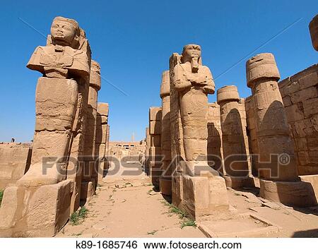 Stock Photograph - Karnak Temple Luxor Upper Egypt. Fotosearch
