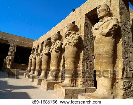 Stock Photograph - Karnak Temple Luxor Upper Egypt. Fotosearch