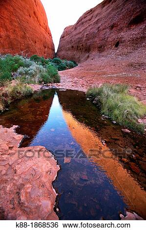 Stock Photograph - Kata Tjuta The Olgas, Central Australia. Fotosearch