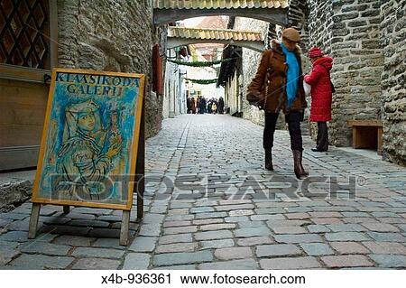 Katarina Kaik passage in old town of Tallinn Estonia View Large Photo Image Stock Image - Katarina Kaik passage in old town of Tallinn Estonia. Fotosearch