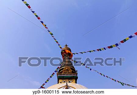 Stock Photography - Kathesimbhu stupa, Kathmandu, Nepal. Fotosearch
