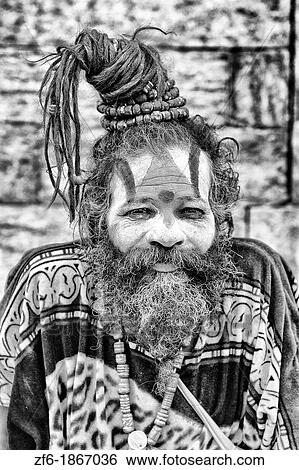 Kathmandu Nepal religious man who is a character painted in costume near river at famous Pashupatinath holi Hindu place on Bagmati River View Large Photo Image Stock Photograph - Kathmandu Nepal religious man who is a character painted in costume near river at famous Pashupatinath holi Hindu place on Bagmati River. Fotosearch