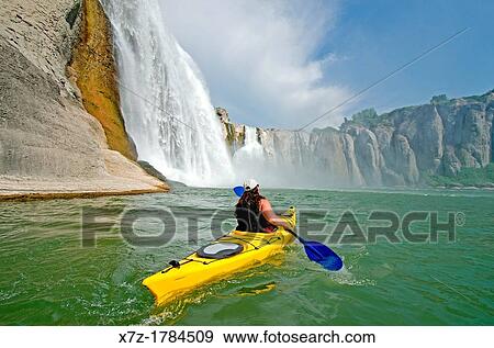 kayaking on the Snake River below Shoshone Falls in the Snake River Canyon near the city of Twin Falls in southern Idaho View Large Photo Image Stock Photo - kayaking on the Snake River below Shoshone Falls in the Snake River Canyon near the city of Twin Falls in southern Idaho. Fotosearch