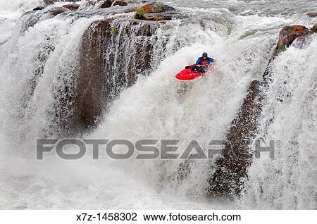 Kayaking Star Falls which is rated Class 6 on the Murtaugh section of The Snake River near the town of Murtaugh in southern Idaho View Large Photo Image Stock Image - Kayaking Star Falls which is rated Class 6 on the Murtaugh section of The Snake River near the town of Murtaugh in southern Idaho. Fotosearch