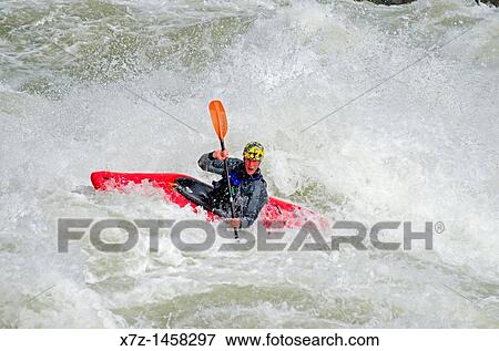 Kayaking the Drop which is rated Class 5 on the Milner Mile section of the Snake River near the town of Murtaugh in southern Idaho View Large Photo Image Stock Photo - Kayaking the Drop which is rated Class 5 on the Milner Mile section of the Snake River near the town of Murtaugh in southern Idaho. Fotosearch