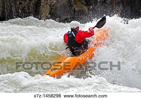 Kayaking the Drop which is rated class 5 on the Milner Mile section of the Snake River near the town of Murtaugh in southern Idaho View Large Photo Image Stock Photo - Kayaking the Drop which is rated class 5 on the Milner Mile section of the Snake River near the town of Murtaugh in southern Idaho. Fotosearch