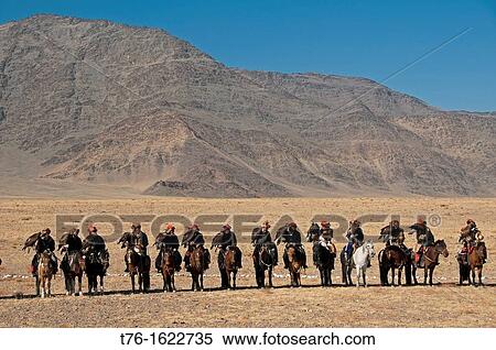 Kazakh eagle hunters and their golden eagles in the Altai Region of Bayan-? lgii in Western Mongolia View Large Photo Image Stock Photography - Kazakh eagle hunters and their golden eagles in the Altai Region of Bayan-? lgii in Western Mongolia. Fotosearch