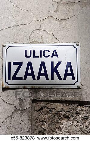 Kazimierz historic district, Isaac street, former Jewish Quarter, Cracow, Krakow, Poland View Large Photo Image Stock Photo - Kazimierz historic district, Isaac street, former Jewish Quarter, Cracow, Krakow, Poland. Fotosearch