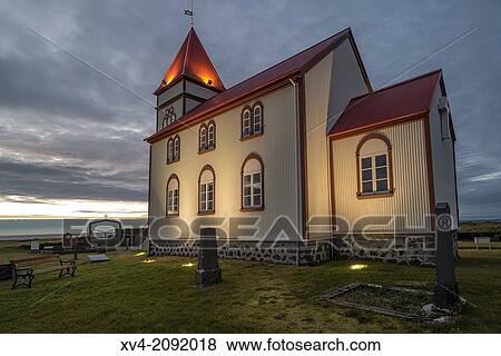 KBlfatjarnarkirkja, KBlfatjarnarvollur, Serdurnes, Iceland. View Large Photo Image Stock Photo - KBlfatjarnarkirkja, KBlfatjarnarvollur, Serdurnes, Iceland.. Fotosearch