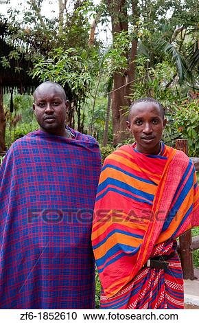 Kenya Africa Amboseli Masai tribe men in costume in Amboseli National Park safari 1 View Large Photo Image Stock Image - Kenya Africa Amboseli Masai tribe men in costume in Amboseli National Park safari 1. Fotosearch