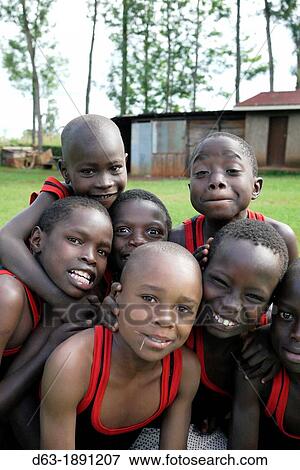 Stock Photo - KENYA Don Bosco's Home for Children Turkana boys photo by Sean Sprague. Fotosearch