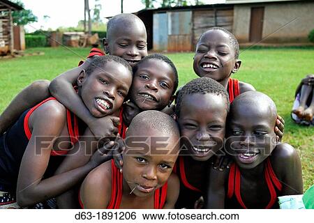 Stock Photograph - KENYA Don Bosco's Home for Children Turkana boys photo by Sean Sprague. Fotosearch