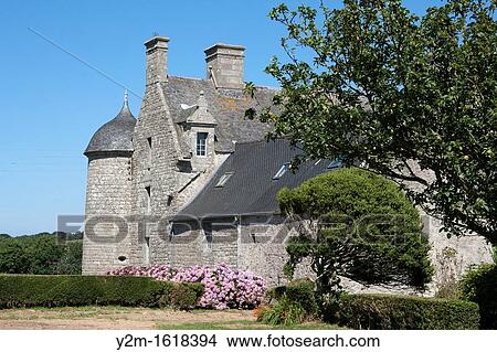 Kerouartz castle, Brittany, France View Large Photo Image Picture - Kerouartz castle, Brittany, France. Fotosearch