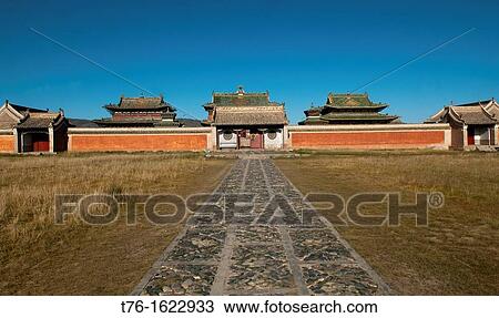 Kharakorim Monastery in Central Mongolia View Large Photo Image Stock Image - Kharakorim Monastery in Central Mongolia. Fotosearch
