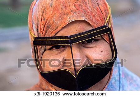 Khasab woman with tradicional mask. Penindula de Musandam. Oman View Large Photo Image Stock Photograph - Khasab woman with tradicional mask. Penindula de Musandam. Oman. Fotosearch