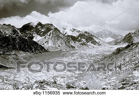 Khumbu Glacier, Himalaya, Nepal View Large Photo Image Stock Photography - Khumbu Glacier, Himalaya, Nepal. Fotosearch