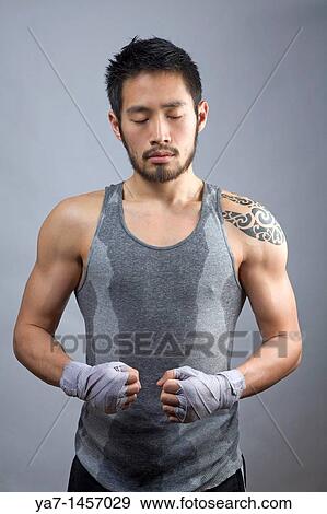Stock Photo - Kick Boxer. Fotosearch