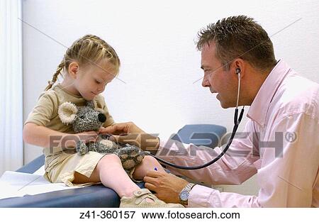Kid on the pediatrist View Large Photo Image Stock Photo - Kid on the pediatrist. Fotosearch