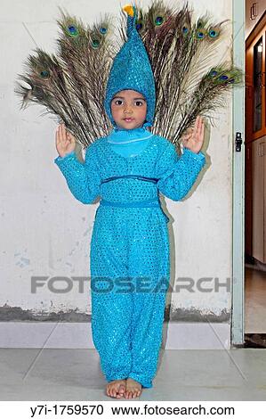 Kid Portraying Peacock During School Annual Gathering Function, India View Large Photo Image Stock Image - Kid Portraying Peacock During School Annual Gathering Function, India. Fotosearch