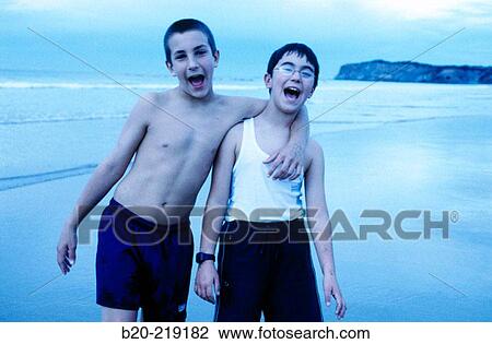 Kids (12 yrs). Hendaye. France View Large Photo Image Stock Image - Kids (12 yrs). Hendaye. France. Fotosearch