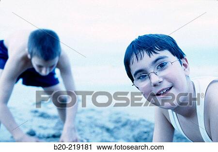 Kids. Hendaye. France View Large Photo Image Stock Image - Kids. Hendaye. France. Fotosearch