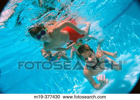 kids underwater View Large Photo Image Stock Image - kids underwater. Fotosearch