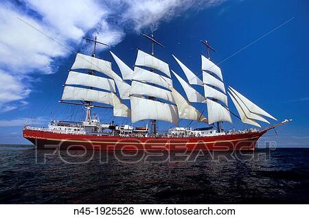 Kiel Week; Khersones; Ukrainian Sailing Ship; Germany. View Large Photo Image Stock Photograph - Kiel Week; Khersones; Ukrainian Sailing Ship; Germany.. Fotosearch