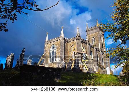 Kilbixy Church and Graveyard, Co Westmeath, Ireland View Large Photo Image Stock Photograph - Kilbixy Church and Graveyard, Co Westmeath, Ireland. Fotosearch