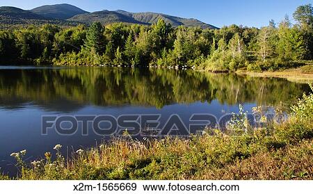 King Ravine from Durand Lake in Randolph, New Hampshire USA during the summer months View Large Photo Image Stock Photo - King Ravine from Durand Lake in Randolph, New Hampshire USA during the summer months. Fotosearch