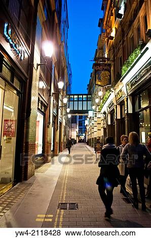 Kingly Street, Soho, London, W1, UK. View Large Photo Image Stock Photo - Kingly Street, Soho, London, W1, UK.. Fotosearch