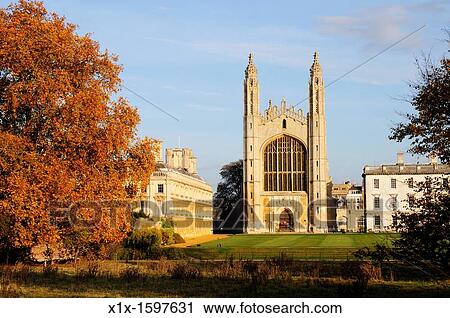 Kings College Chapel in Autumn, Cambridge, England, UK View Large Photo Image Stock Image - Kings College Chapel in Autumn, Cambridge, England, UK. Fotosearch