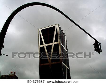 Stock Photo - Kio towers. Madrid. Spain.. Fotosearch