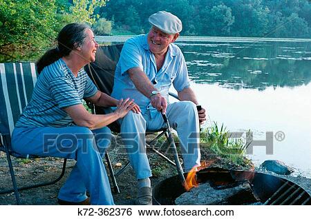 Stock Photograph - Kiser Lake State Park in the middle of Ohio. USA.. Fotosearch