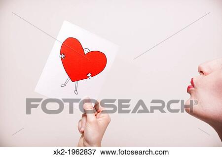 kiss and heart View Large Photo Image Stock Photo - kiss and heart. Fotosearch