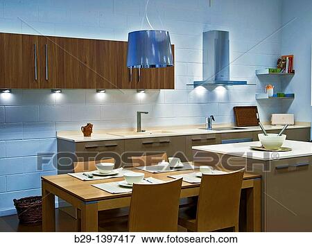 kitchen interior View Large Photo Image Stock Photo - kitchen interior. Fotosearch