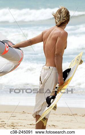 Kiteboarder View Large Photo Image Stock Image - Kiteboarder. Fotosearch