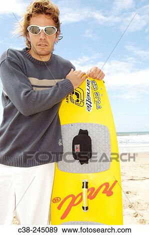 Kiteboarder View Large Photo Image Stock Photo - Kiteboarder. Fotosearch