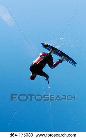 Kiteboarding, Columbia River. Oregon. USA View Large Photo Image Stock Photo - Kiteboarding, Columbia River. Oregon. USA. Fotosearch