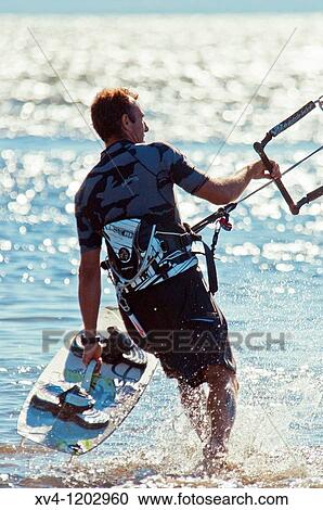 Kiteboarding in Ebro Delta Nature Park Tarragona Spain View Large Photo Image Stock Image - Kiteboarding in Ebro Delta Nature Park Tarragona Spain. Fotosearch