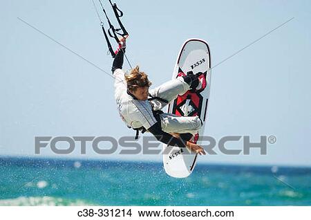 Picture - Kiteboarding. Fotosearch