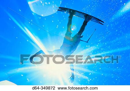 Kiteboarding. Sea of Cortez, Baja California. Mexico View Large Photo Image Stock Image - Kiteboarding. Sea of Cortez, Baja California. Mexico. Fotosearch