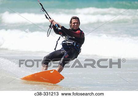Kiteboarding View Large Photo Image Stock Image - Kiteboarding. Fotosearch