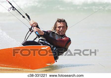 Kiteboarding View Large Photo Image Stock Image - Kiteboarding. Fotosearch