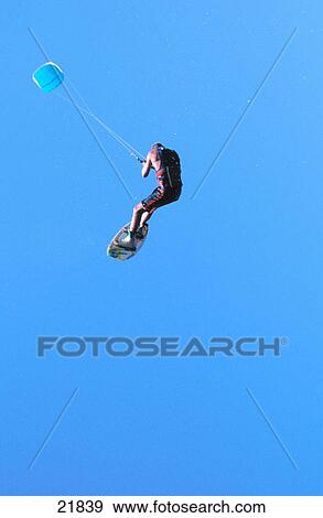 Stock Photo - Kiteboarding. Fotosearch