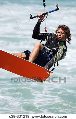 Stock Photo - Kiteboarding. Fotosearch