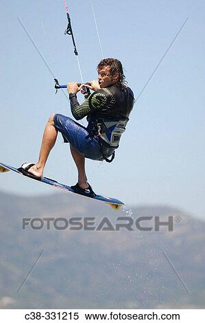 Stock Photography - Kiteboarding. Fotosearch