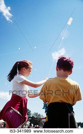 Kiteflying View Large Photo Image Stock Photo - Kiteflying. Fotosearch