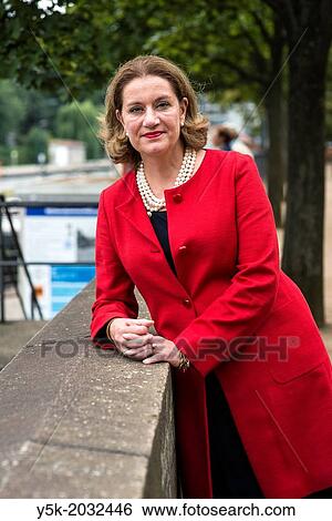 Klosterstrasse, East-Berlin, Berlin, Germany. Mrs. Monique van Daalen, the Dutch ambassador to Germany. Portrait near the embassy at the river Spree. View Large Photo Image Stock Photograph - Klosterstrasse, East-Berlin, Berlin, Germany. Mrs. Monique van Daalen, the Dutch ambassador to Germany. Portrait near the embassy at the river Spree.. Fotosearch